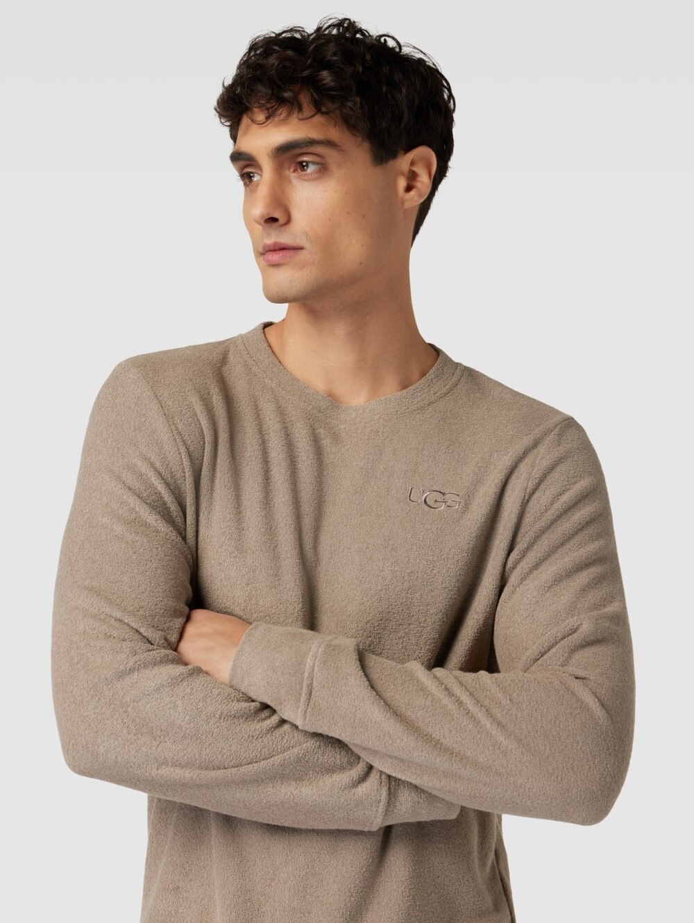 NWT UGG Men's Coen Sweatshirt M Taupe